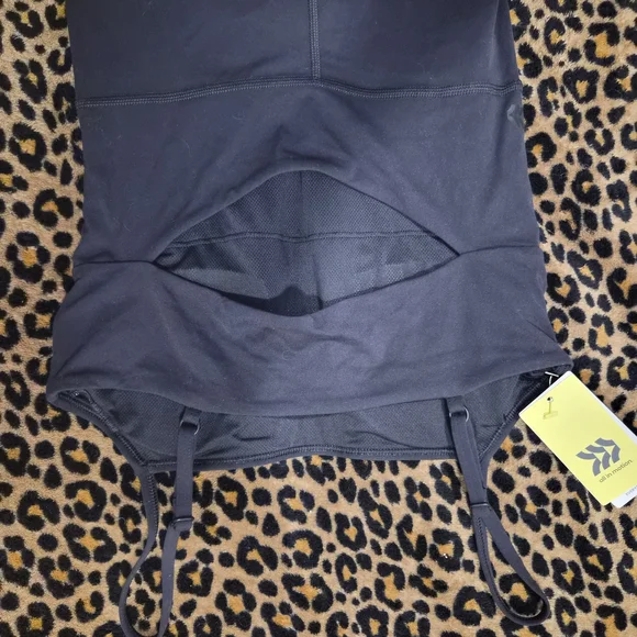 Black Spaghetti Strap Bodysuit - Picture 2 of 2